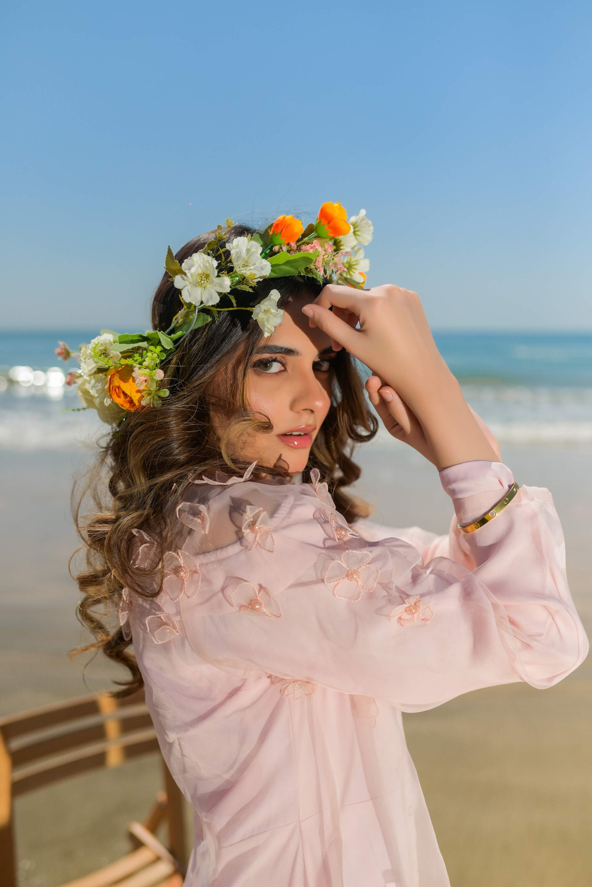 3D Embroidered Frock